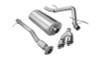 Corsa 2009-2009 Chevrolet Silverado Crew Cab/Short Bed 1500 4.8L V8 Polished Sport Cat-Back Exhaust