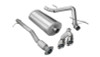 Corsa 2009-2009 Chevrolet Silverado Crew Cab/Short Bed 1500 4.8L V8 Polished Sport Cat-Back Exhaust