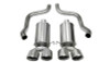 Corsa 2009-2013 Chevrolet Corvette C6 6.2L V8 Polished Xtreme Axle-Back Exhaust