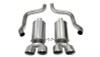 Corsa 2005-2007 Chevrolet Corvette C6 6.0L V8 Polished Xtreme Axle-Back Exhaust