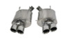 Corsa 2013-2014 Ford Mustang Shelby GT500 5.8L V8 Polished Sport Axle-Back Exhaust