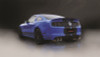 Corsa 2013-2014 Ford Mustang Shelby GT500 5.8L V8 Polished Sport Axle-Back Exhaust