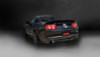 Corsa 2011-2012 Ford Mustang Shelby GT500 5.4L V8 Sport Axle-Back Exhaust w/ Black Tips