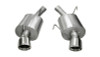 Corsa 2005-2010 Ford Mustang Shelby GT500 5.4L V8 Polished Sport Axle-Back Exhaust