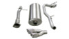 Corsa 2007-2010 Cadillac Escalade ESV 6.2L V8 Polished Sport Cat-Back Exhaust