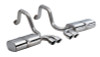 Corsa 1997-2004 Chevrolet Corvette C5 Z06 5.7L V8 Polished Sport Axle-Back Exhaust 14111