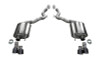 Corsa 2018-2023 Ford Mustang GT Convertible Sport Axle-Back Exhaust w/ Black PVD 4in Tips