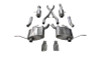 Corsa 2011-2021 Jeep Grand Cherokee Polished 2.5in Dual Rear Exit Cat-Back Exhaust