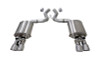 Corsa 2018-2023 Ford Mustang GT Fastback 5.0L 3in Sport Axle-Back Exhaust w/ 4in Polished Tips