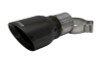 Corsa Single Universal 2.75in Inlet / 4in Outlet Black PVD Pro-Series Tip Kit