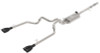 aFe Gemini XV 3in 304 SS Cat-Back Exhaust w/ Cutout 19-21 GM Silverado/Sierra 1500 V8- w/ Black Tips 49-34139-B