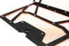 Agency Power 14-18 Polaris RZR XP 1000 / XP Turbo Vented Engine Cover - Matte Black/Orange Mesh