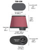 Airaid Dodge 5.9/6.7L DSL / Ford 6.0L DSL Kit Replacement Air Filter 720-128