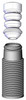 KYB Shocks & Struts Strut Boots Rear MAZDA 323 1986-94 MAZDA MX3 1992-95 MAZDA Protege 1990-98