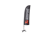 Akrapovic Self standing beach flag set - small