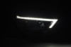 AlphaRex 14-20 Toyota 4Runner LUXX LED Proj Headlights Black w/Activ Light/Seq Signal/DRL