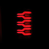 AlphaRex 14-18 GMC Sierra 1500/2500HD/3500HD LUXX-Series LED Tail Lights Blk/Red w/Actv Lgt Seq. Sig