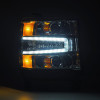 AlphaRex 16-18 Chevy 1500HD LUXX LED Proj Headlights Chrome w/Seq Actv Lgt / Seq Sig (Req PN 810023)