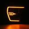 AlphaRex 21-22 Ford F150 Luxx-Series Projector Headlights Alpha-Black w/Activ Light/Seq Signal