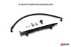 AMS Performance 08-15 Mitsubishi EVO X CNC Machined Aluminum Fuel Rail w/Pulsation Dampener - Red