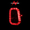 ANZO 1999-2002 Chevy Silverado 1500 LED Taillights Plank Style Black w/Clear Lens 311324