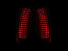 ANZO 2007-2014 Chevrolet Suburban LED Taillights Red/Clear - Escalade Look