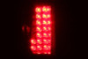 ANZO 2005-2008 Nissan Frontier LED Taillights Red/Smoke
