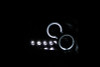 ANZO 2006-2008 Dodge Ram 1500 Projector Headlights w/ Halo Black
