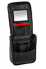 ARB Toiletries Bag Charcoal Finish w/ Red Highlights PVC Outer Shell Mesh Pockets Mirror
