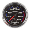 AutoMeter Gauge Nitrous Press 2-5/8in. 1600PSI Stepper Motor W/ Peak & Warn Cobalt