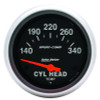 AutoMeter Gauge Cylinder Head Temp 2-5/8in. 140-340 Deg. F Electric Sport-Comp