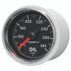 Autometer GS Series 2-1/16in Oil Temperature Gauge 140-280 Degrees Electric Full Sweep