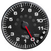 Autometer Spek-Pro Gauge Tachometer 5in 11K Rpm W/Shift Light & Peak Mem Black/Black