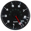 Autometer Spek-Pro Gauge Tachometer 5in 8K Rpm W/Shift Light & Peak Mem Black/Chrome P238318