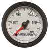 Autometer Pro-Cycle Gauge Voltmeter 2 1/16in 18V Digital Stepper Motor White 19592