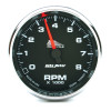 Autometer Pro-Cycle Gauge Tach 2 5/8in 8K Rpm 2&4 Cylinder Black 19306