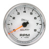 Autometer Pro-Cycle Gauge Tach 2 5/8in 8K Rpm 2&4 Cylinder White 19307