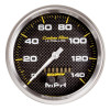 Autometer Ultra-Lite Carbon Fiber 5in 140 MPH In-Dash Full Sweep GPS Speedometer
