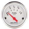 Autometer Arctic White 3-3/8in Electric Speedometer with Wheel Odometer/ 2-1/16in Oil Pressure