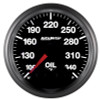Autometer Elite 52mm 100-340 Deg F Oil Temp Peak & Warn w/ Electronic Control Gauge