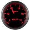Autometer Elite 52.4mm Peak & Warn w/ Electronic Control 8-18 Volt Voltmeter