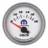 Autometer Mopar 52.4mm SSE 8-18 Volts Voltmeter Gauge 880035