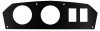 Autometer CAN-AM 12-18  Maverick / 10-20 2 Gauge and 2 Switch Dash Panel (Fits 2-1/16in Gauges)
