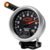 Autometer GM Red Bowtie Black 3-3/4in 0-10000 RPM Pedestal Mount Tachometer Quick-Lite