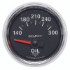 Autometer GS 52mm 140-300 Deg F Short Sweep Electronic Oil Temperature Gauge