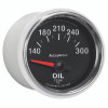 Autometer GS 52mm 140-300 Deg F Short Sweep Electronic Oil Temperature Gauge