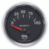 Autometer GS 0-100 PSI Short Sweep Electronic Oil Pressure Gauge