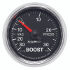Autometer GS 52mm 30 In Hg.-Vac/30 PSI Mechanical Vacuum/Boost Gauge