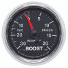 Autometer GS 52mm 30 in Hg/20 psi Mechanical Vacuum/Boost Gauge