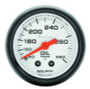 Autometer Phantom 52mm 140-280 Deg F Mechanical Oil Temperature Gauge